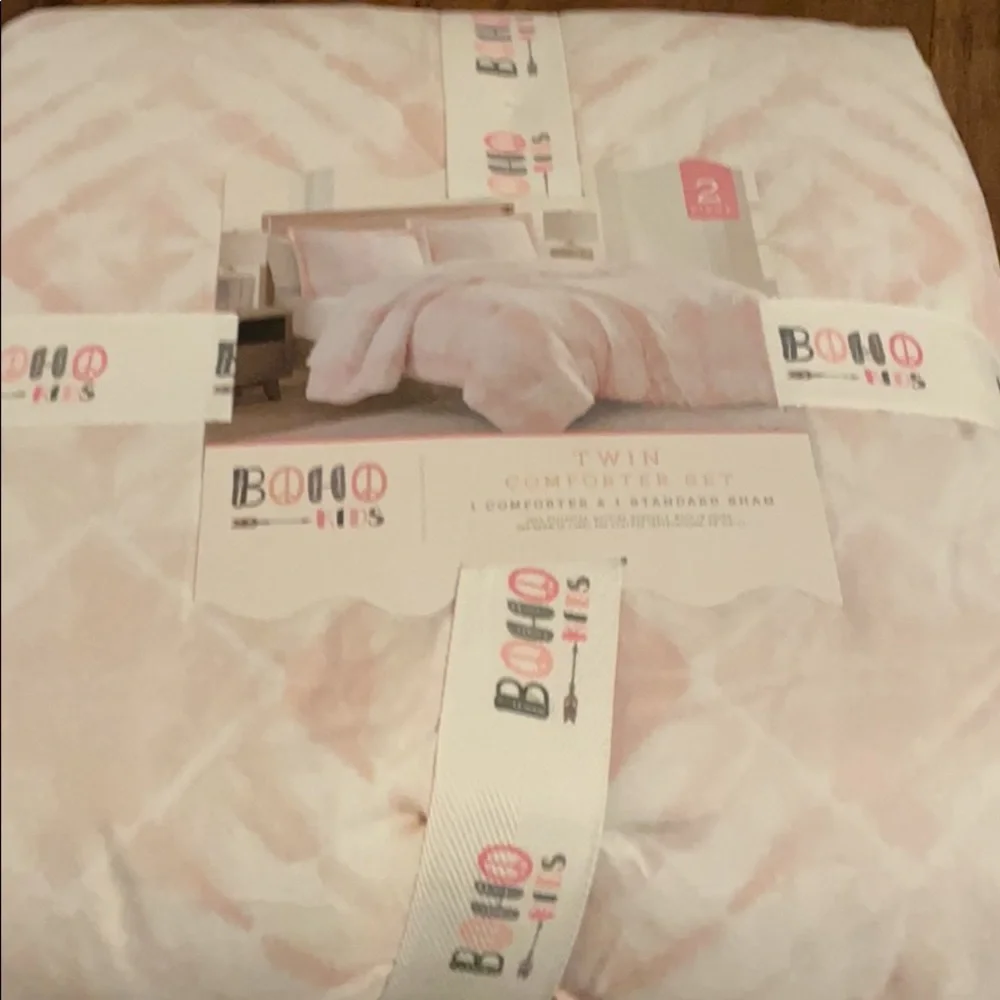 Boho kids twin comforter set super soft tie dye Comes with one comforter